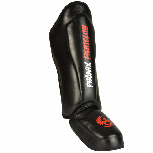 Premium Phönix Fightclub Schienbeinschoner (Echtleder)