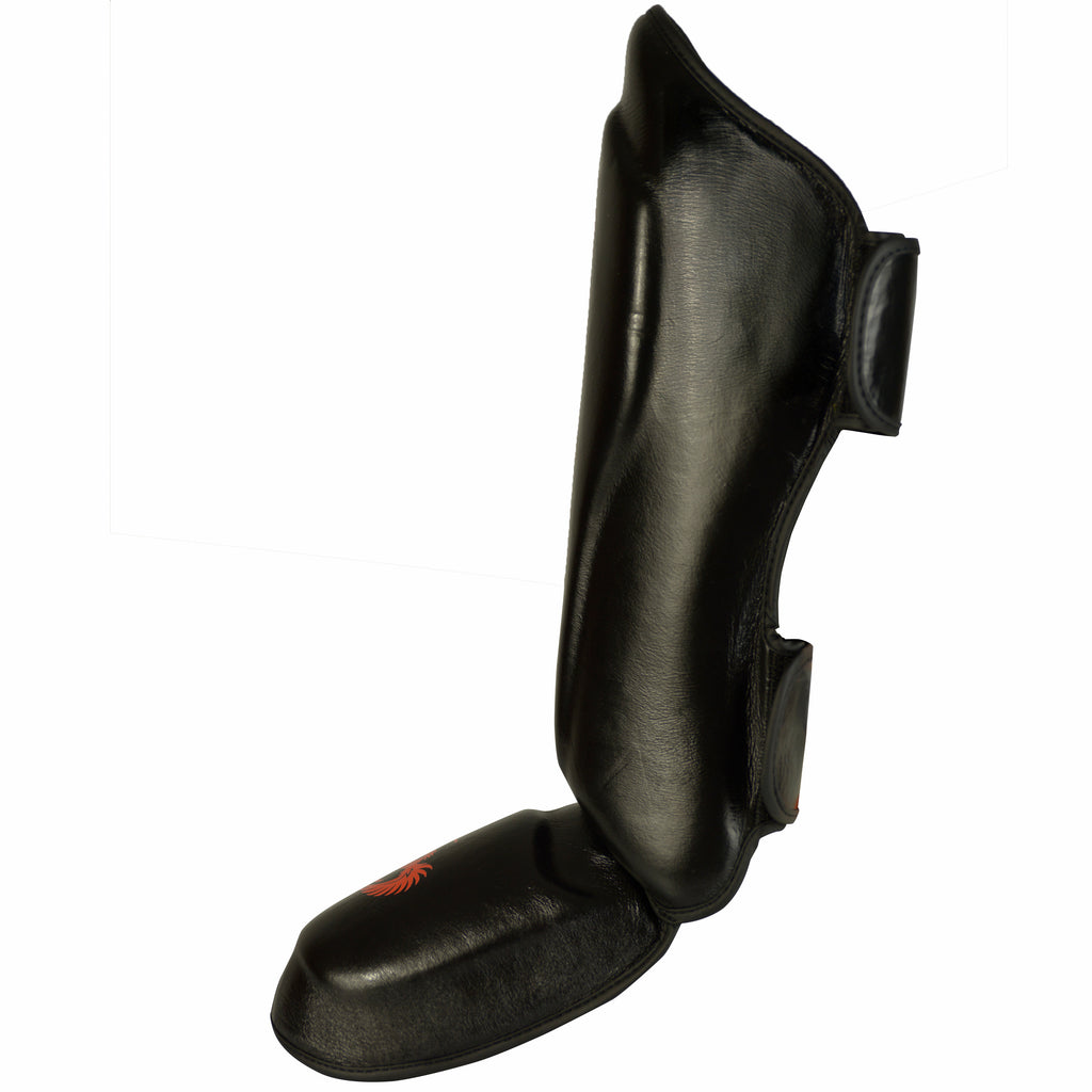 Premium Phönix Fightclub Schienbeinschoner (Echtleder)